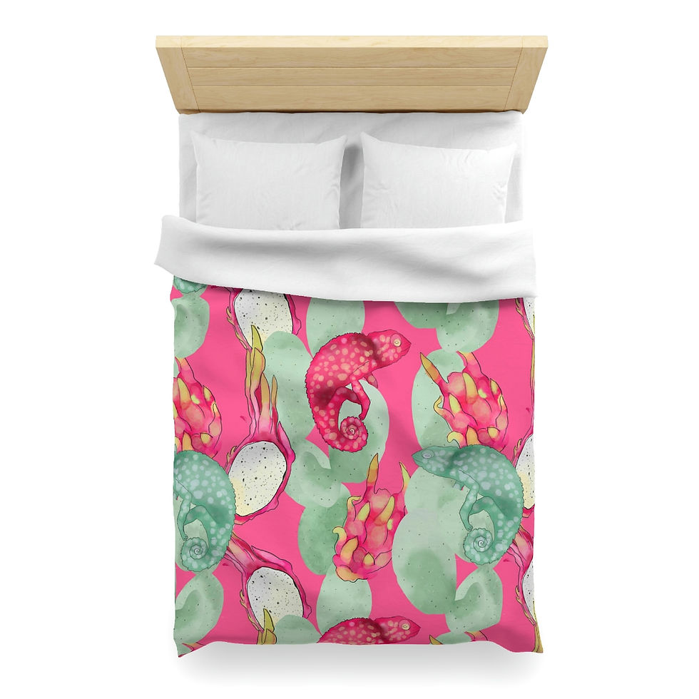 Thumbnail: Dragon Milkshake Microfiber Duvet Cover