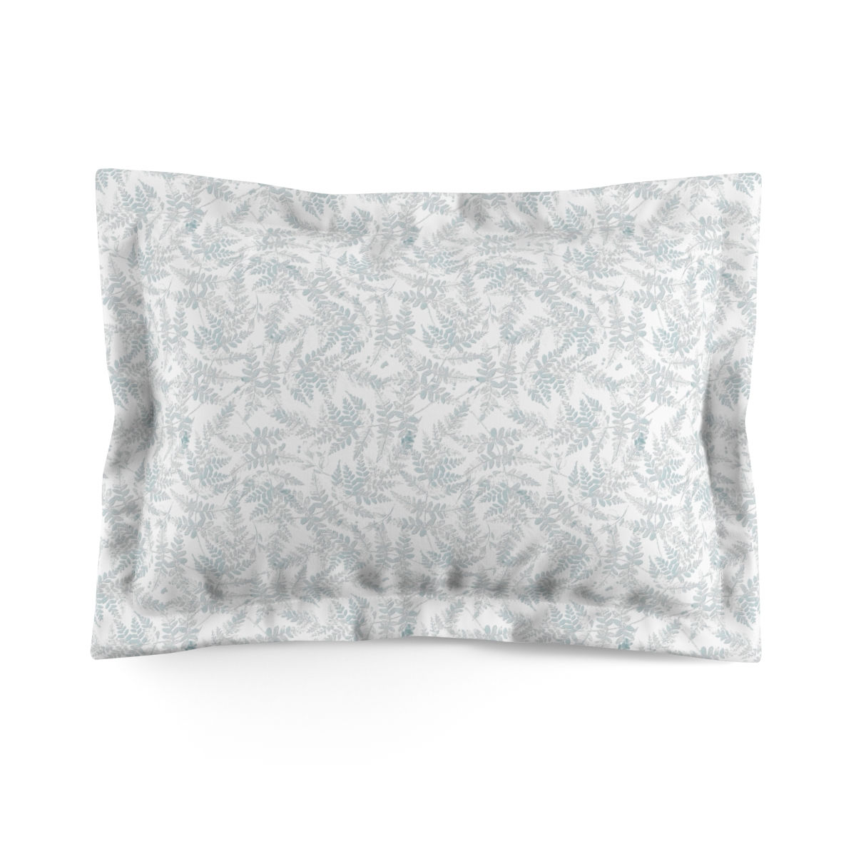 Soft Fern Garden Microfiber Pillow Sham