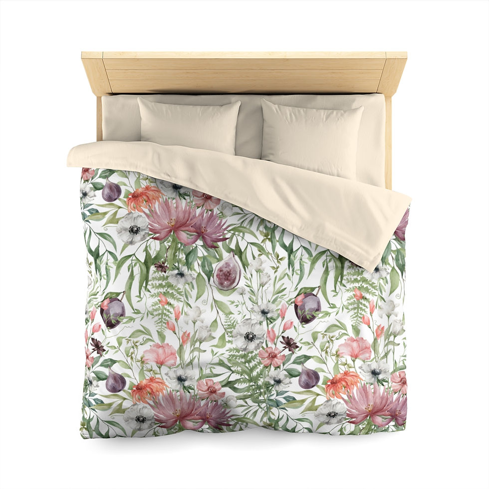 Thumbnail: Secret Garden Microfiber Duvet Cover