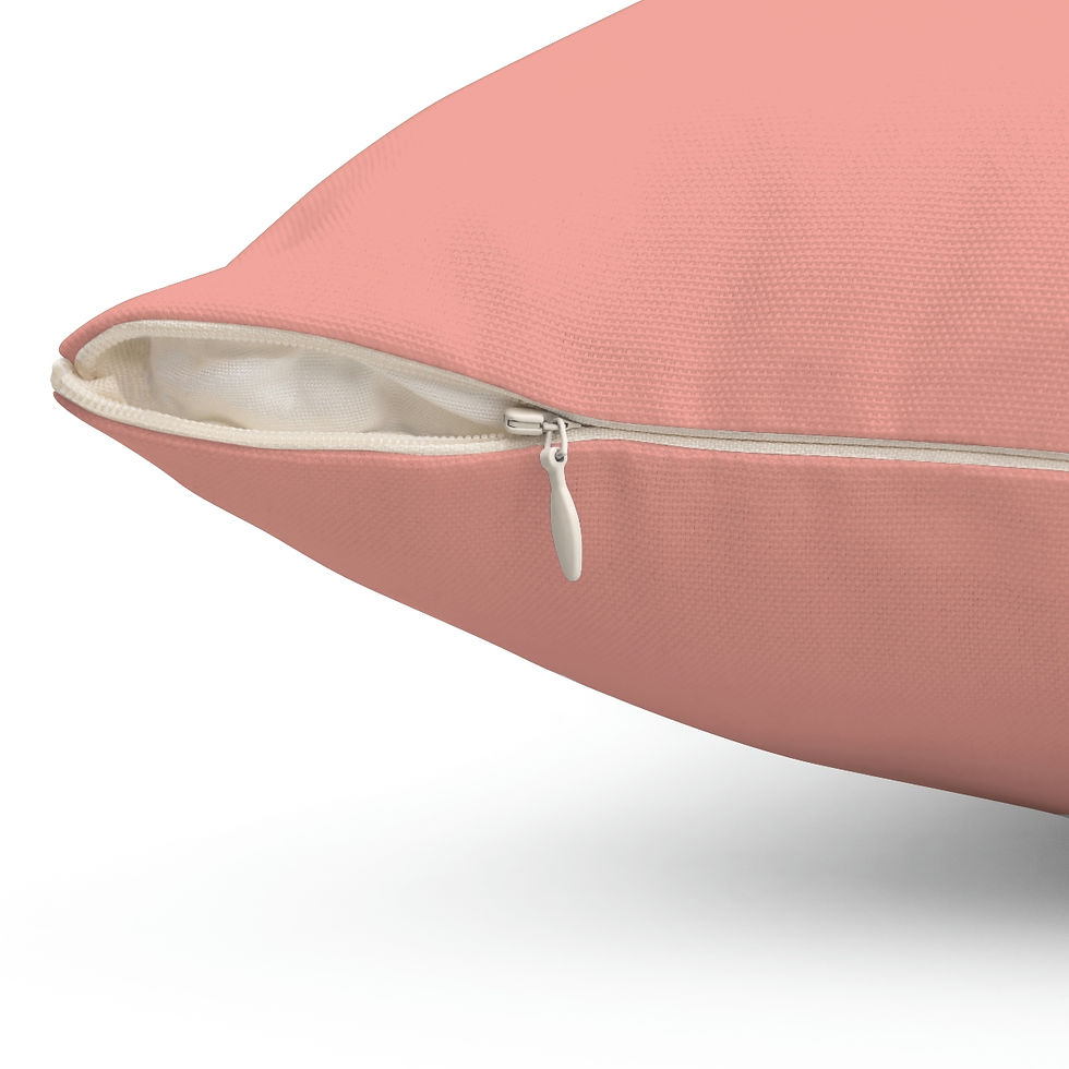 Thumbnail: Beautiful Watercolor Irises (Peach) Spun Polyester Square Pillow