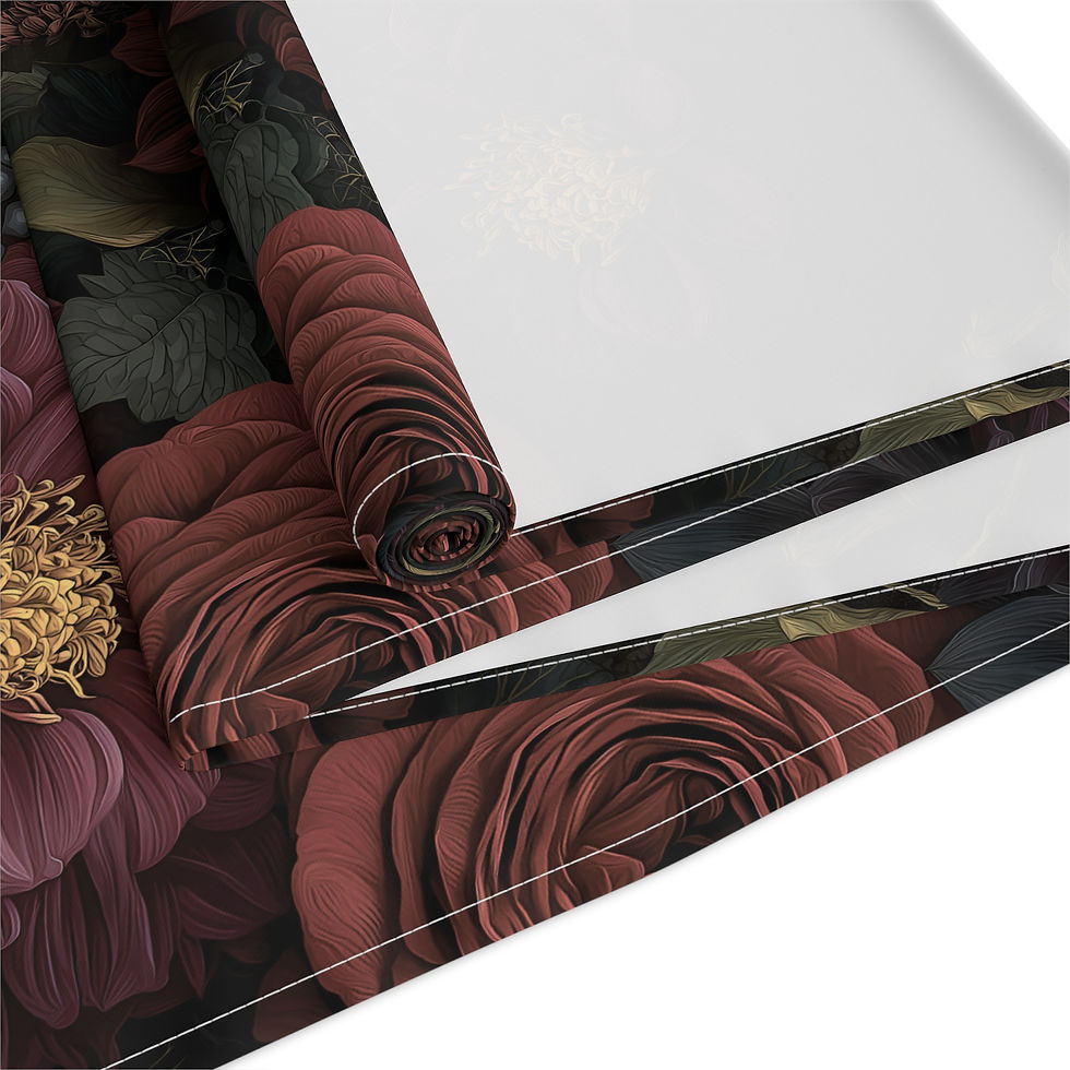 Thumbnail: Autumn Dark Floral Table Runner