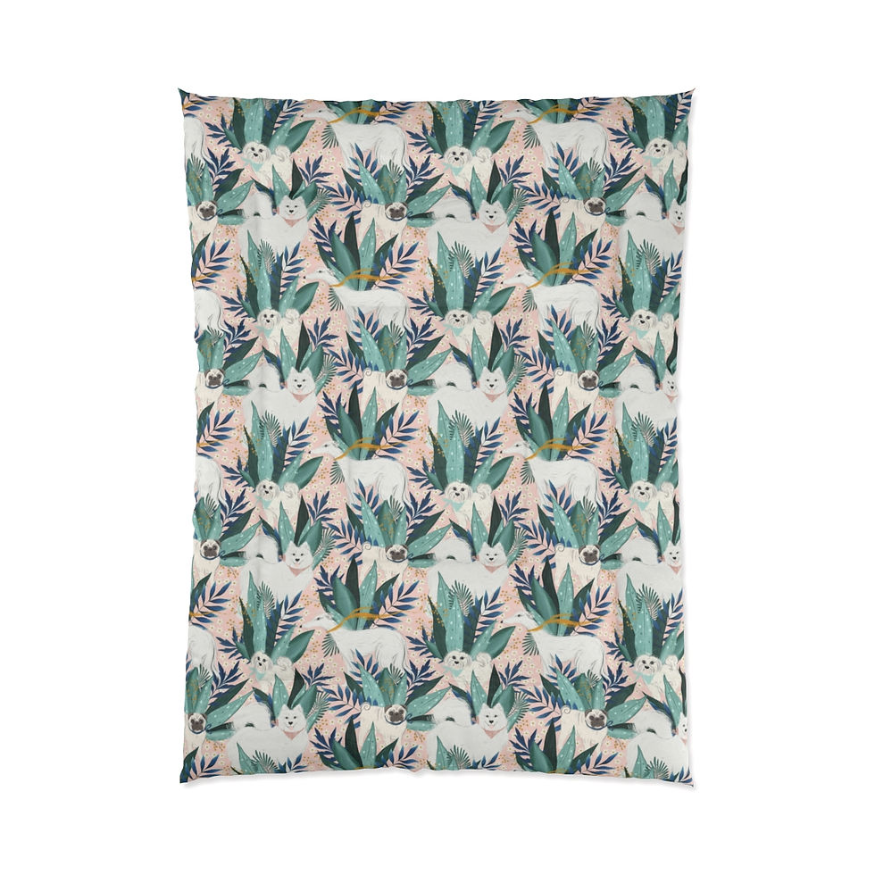 Thumbnail: Doggy Love in the Jungle Comforter