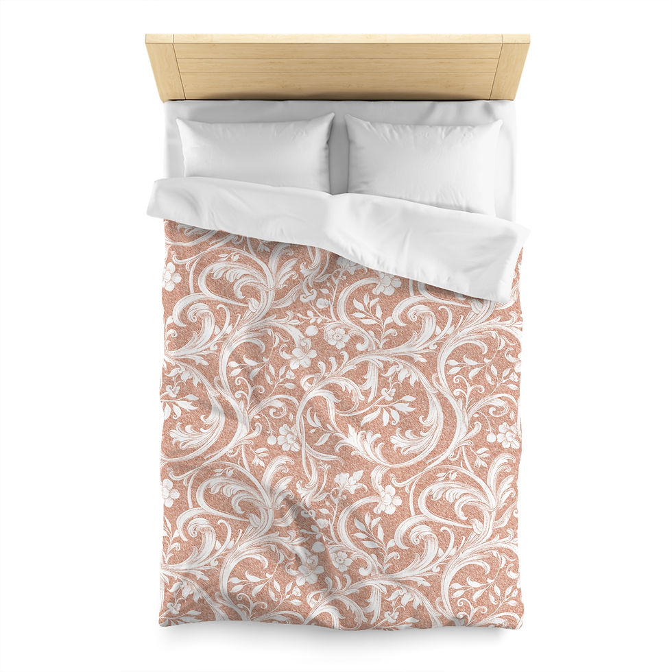 Thumbnail: Microfiber Duvet Cover - Victoria Sarah (Red)