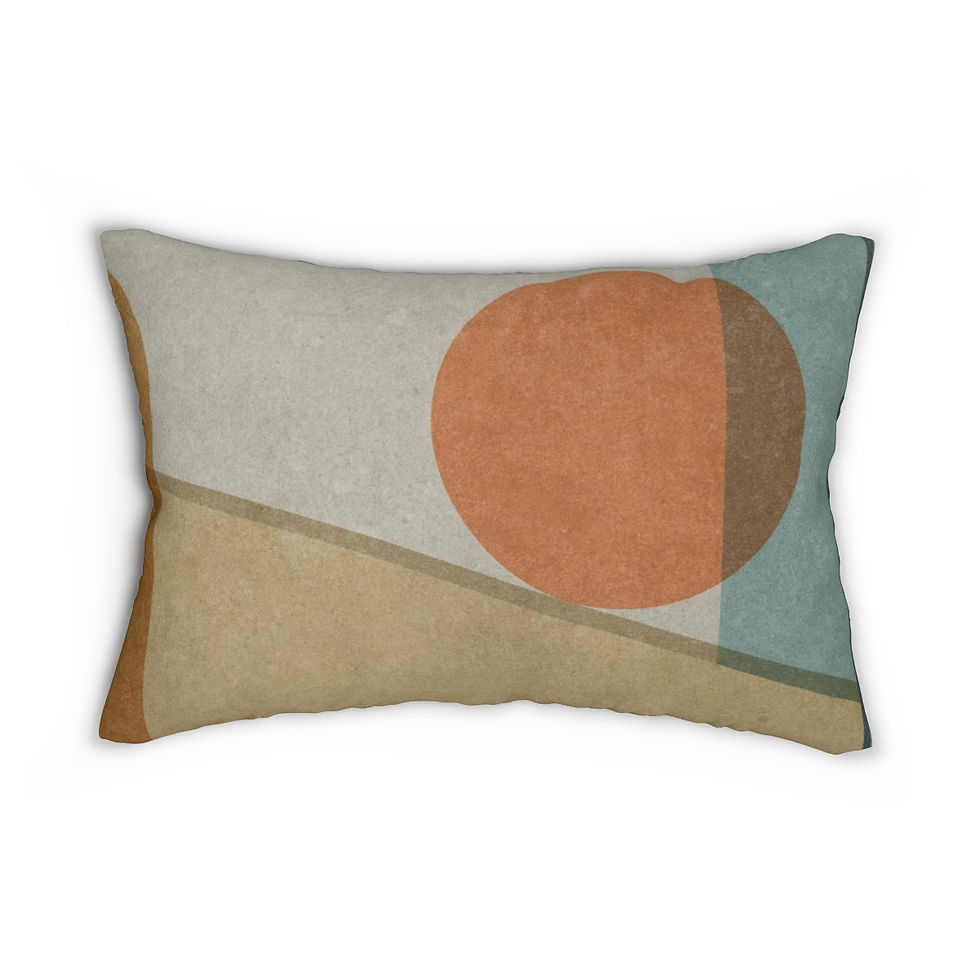 Thumbnail: Sunrise  Spun Polyester Lumbar Pillow