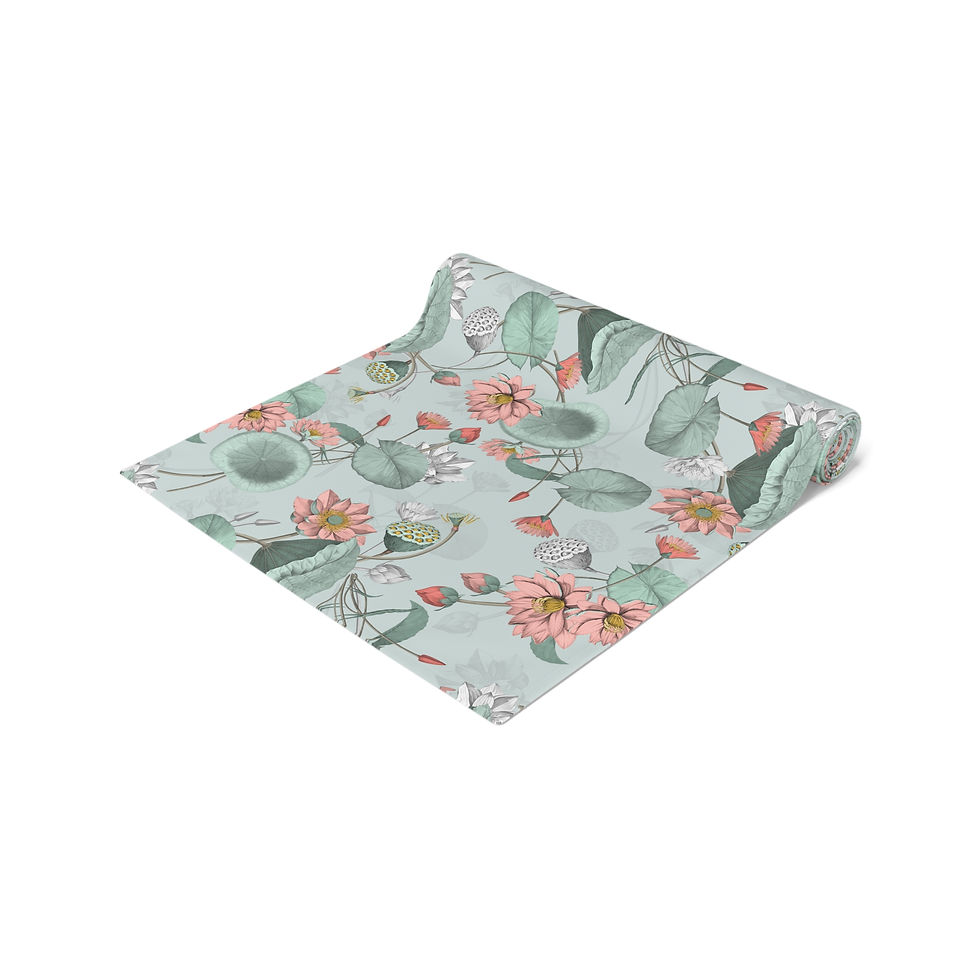 Thumbnail: Nelumbo (sage)Table Runner