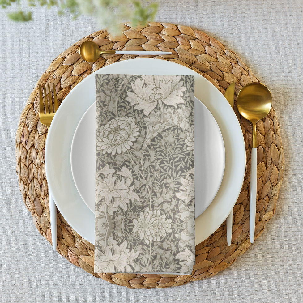 Thumbnail: Morris Design Cloth napkin set