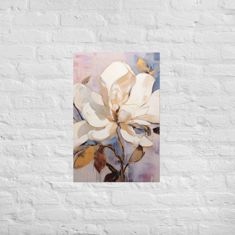 Thumbnail: White Flower Poster