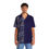 Thumbnail: Navy Paiz Men's Hawaiian Shirt (AOP)
