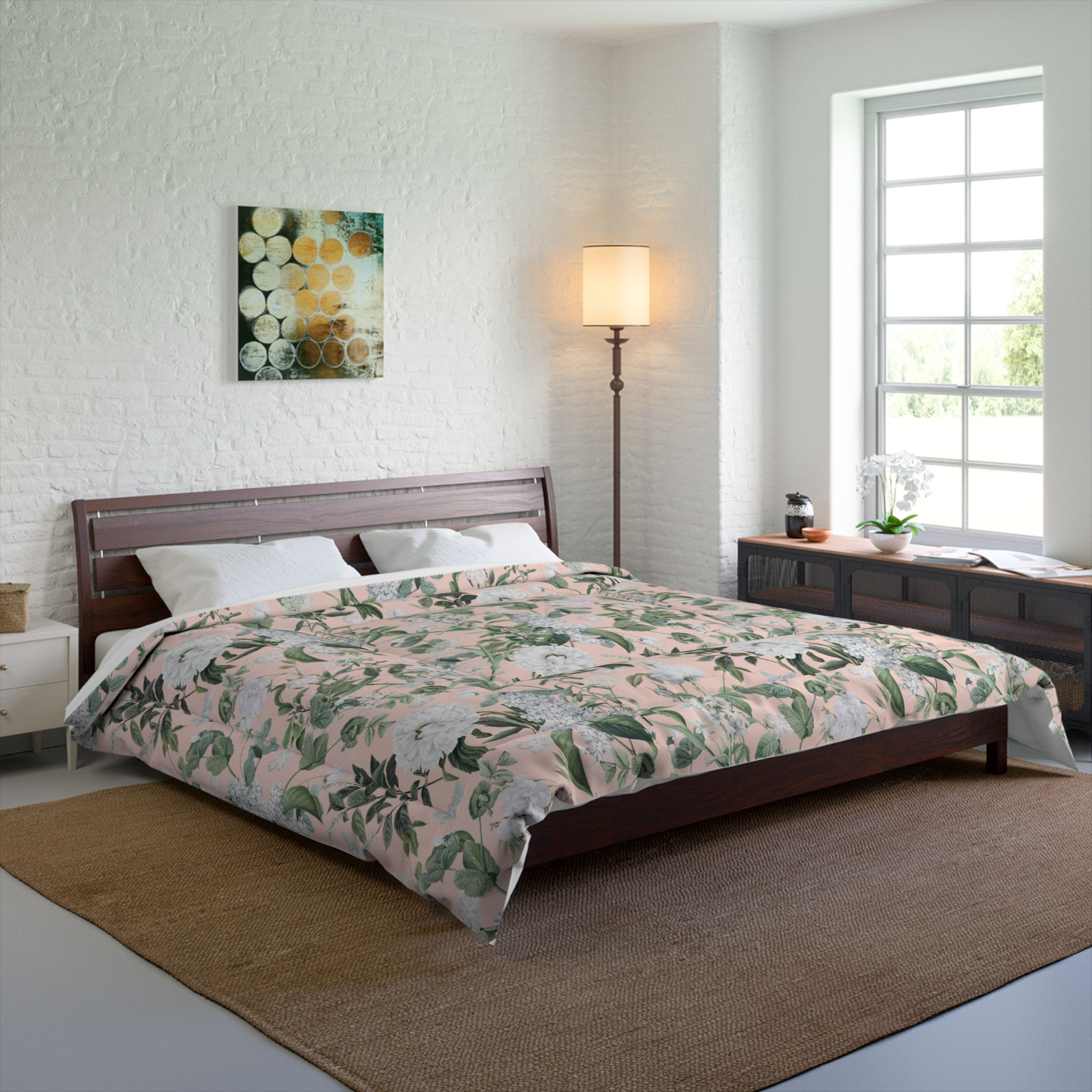 Lush Green (Blush Pink) Comforter