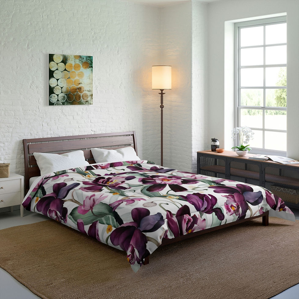 Thumbnail: Purple Iris Comforter