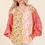 Thumbnail: Mittoshop Mixed Patchwork Print Long Sleeve Blouse