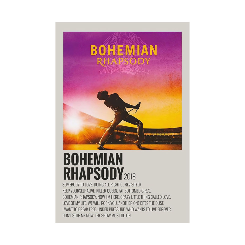 Thumbnail: Queen Bohemian Rhapsody 2018 Matte Vertical Posters