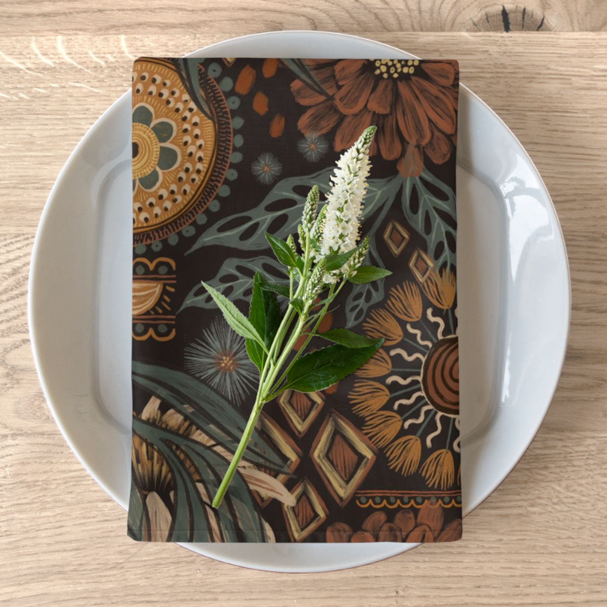 Falls Flowers Napkins