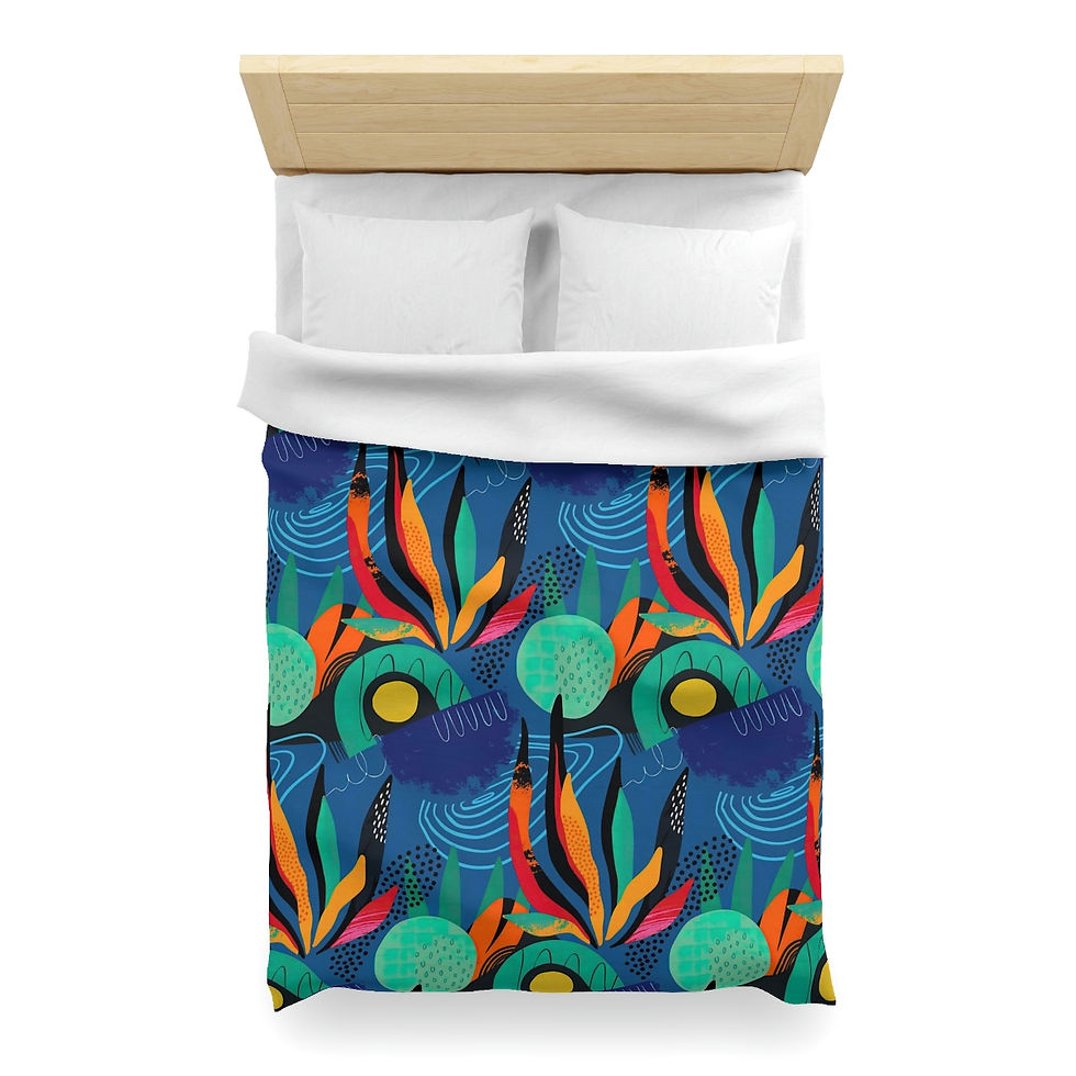Thumbnail: Bold Colors Microfiber Duvet Cover