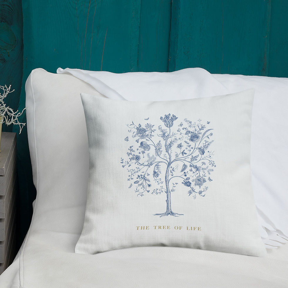 Thumbnail: Tree of Life REVERSIBLE Premium Pillow