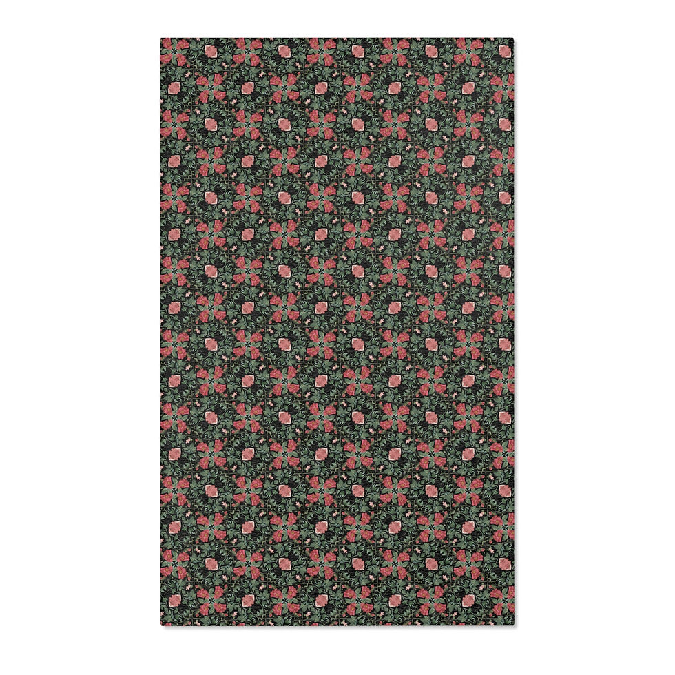 Thumbnail: Vintage Arabesque Floral Area Rug