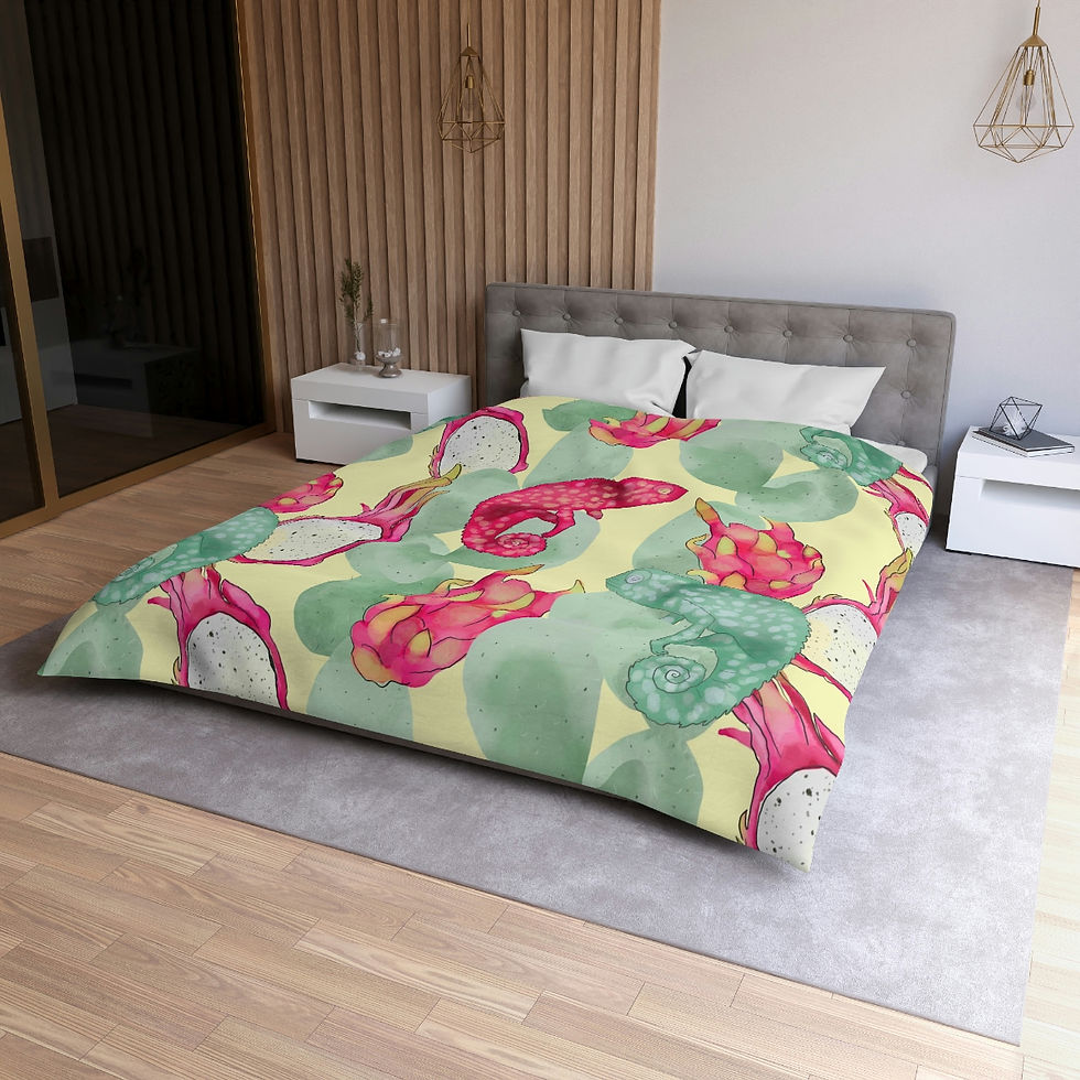 Thumbnail: Dragon Milkshake Microfiber Duvet Cover
