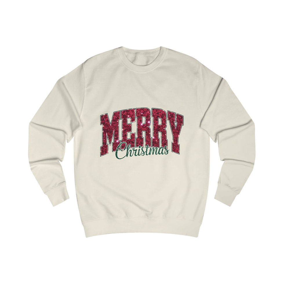 Merry Christmas Sweatshirt - Festive Holiday Apparel