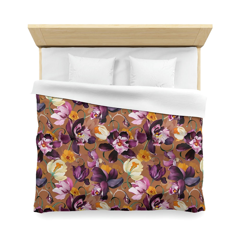 Thumbnail: Purple Iris Microfiber Duvet Cover