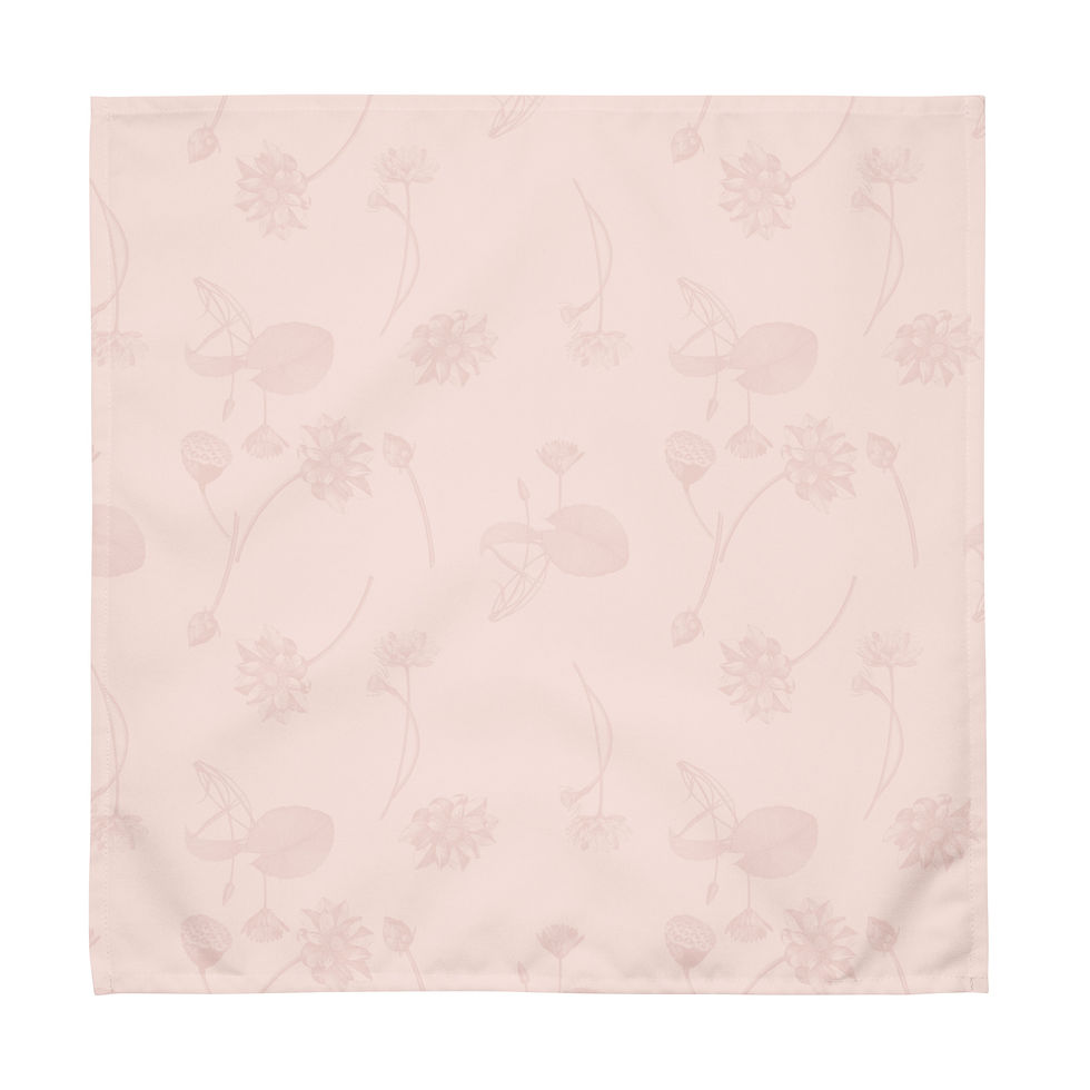 Thumbnail: Nelumb (pink) Cloth napkin set