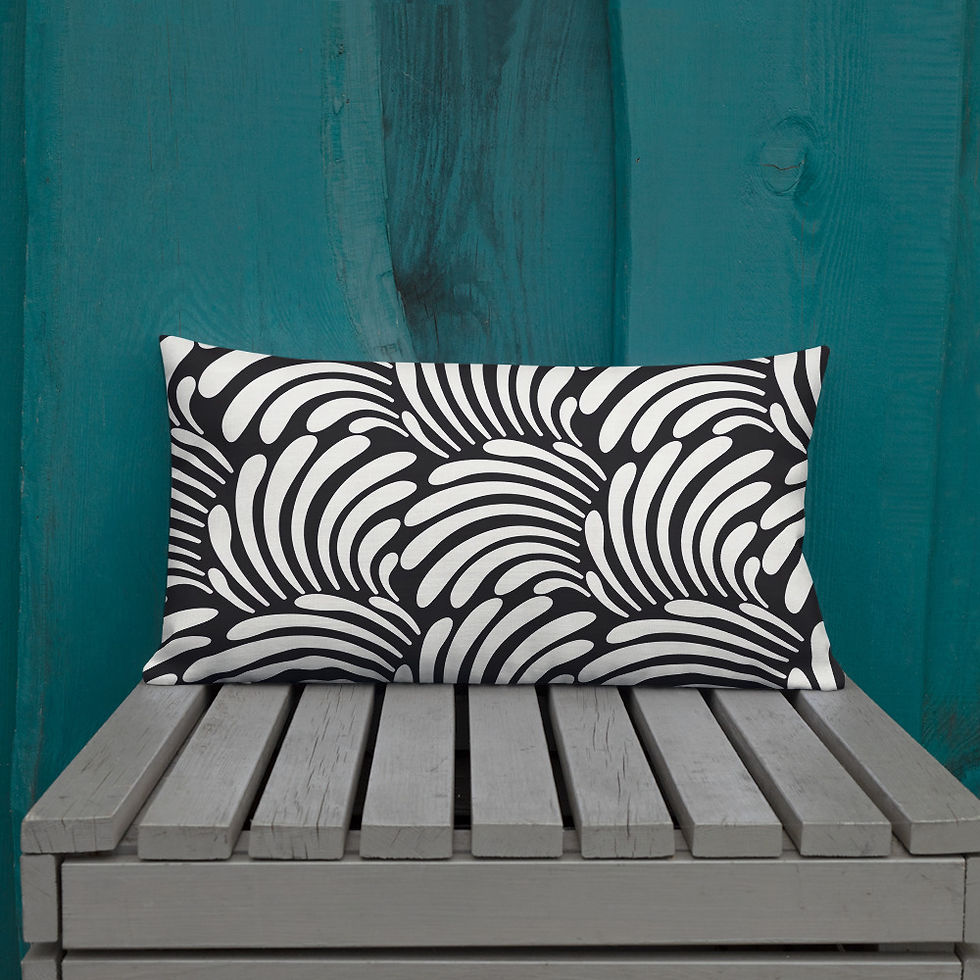 Thumbnail: Natural Lines Reversible Premium Pillow
