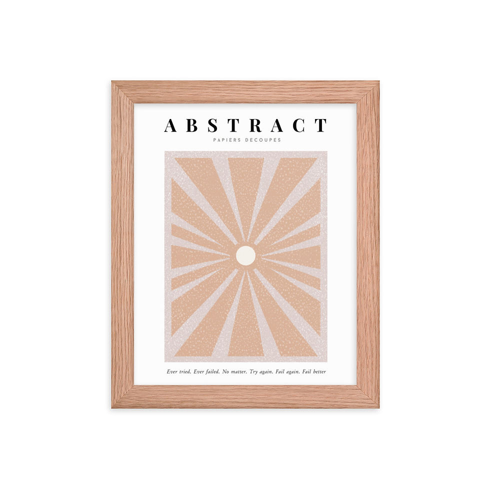 Thumbnail: Abstract Framed poster 