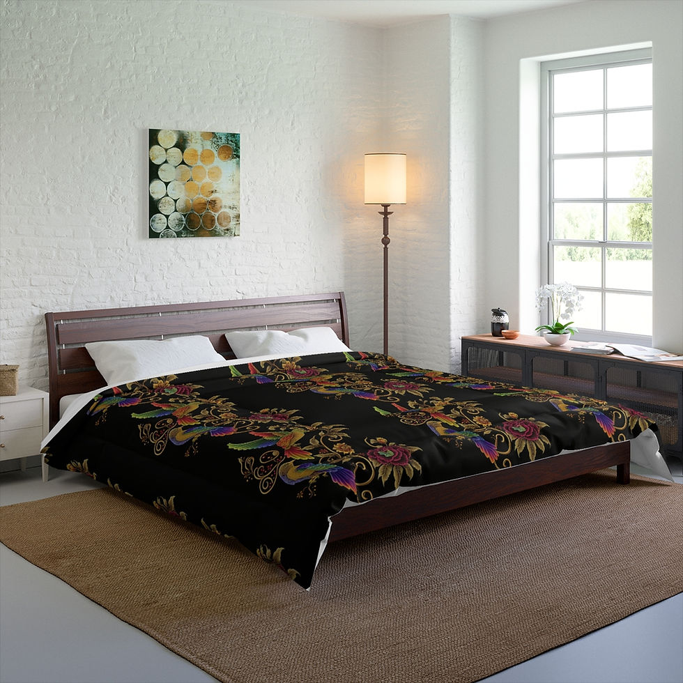 Thumbnail: Rainbow Birds Comforter