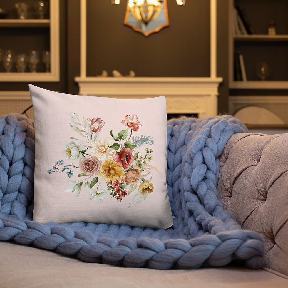 Thumbnail: Blooms for Spring Premium Pillow