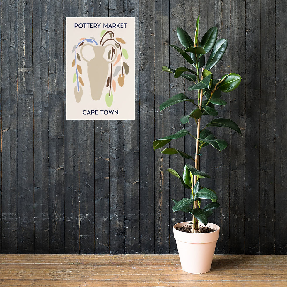 Thumbnail: Pottery Market  Cape Town  Poster   