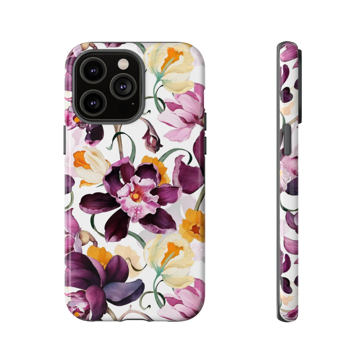 Purple Flowers Tough Cases