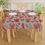 Thumbnail: Holiday Red Bird Pattern Tablecloth