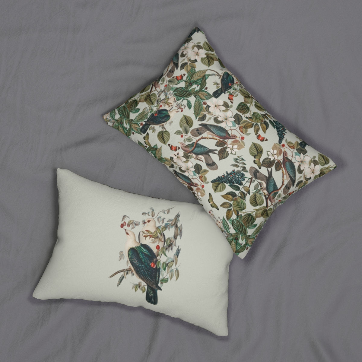 Spring Sense of Home Spun Polyester Lumbar Pillow