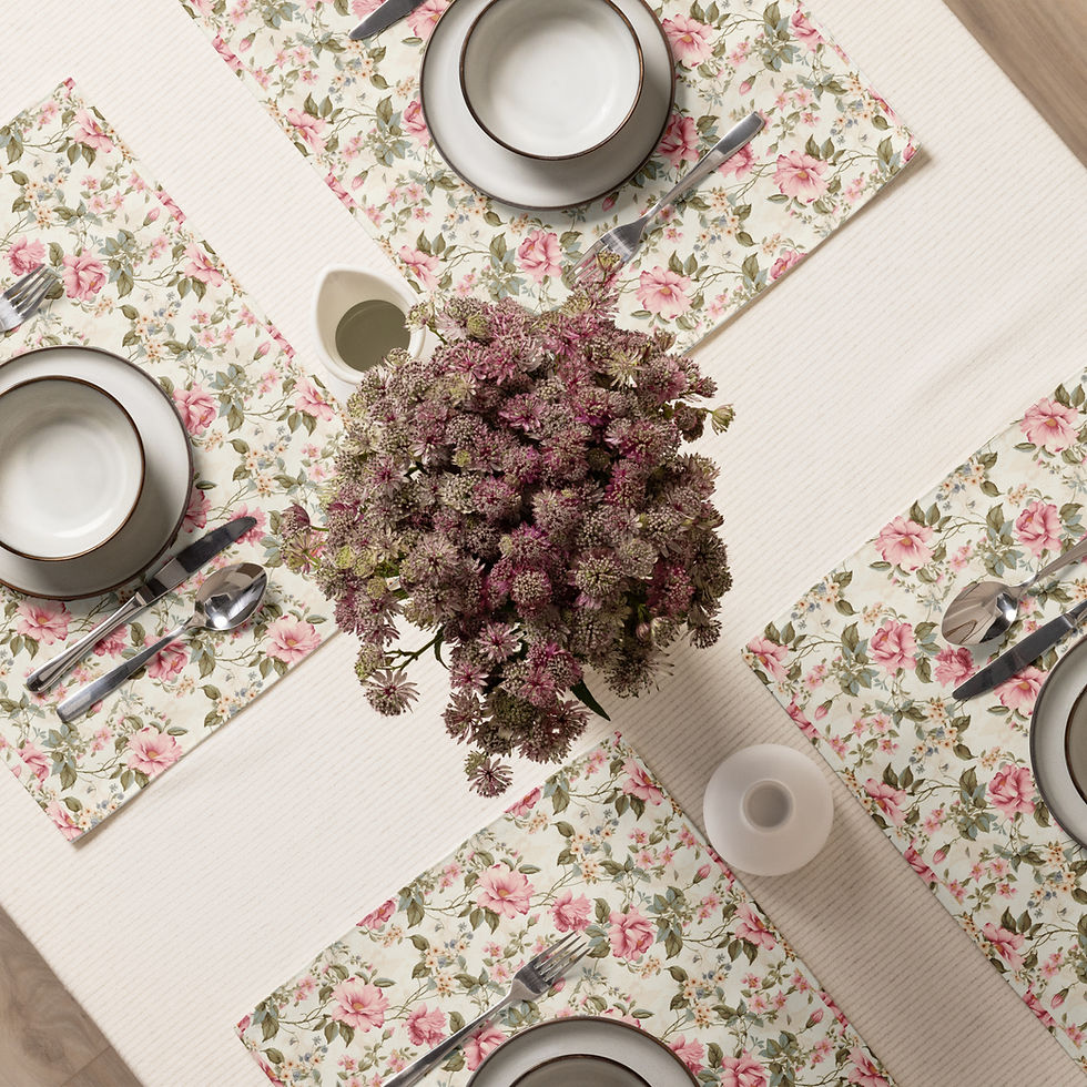 Thumbnail: Victorian Rose Garden Placemat Set