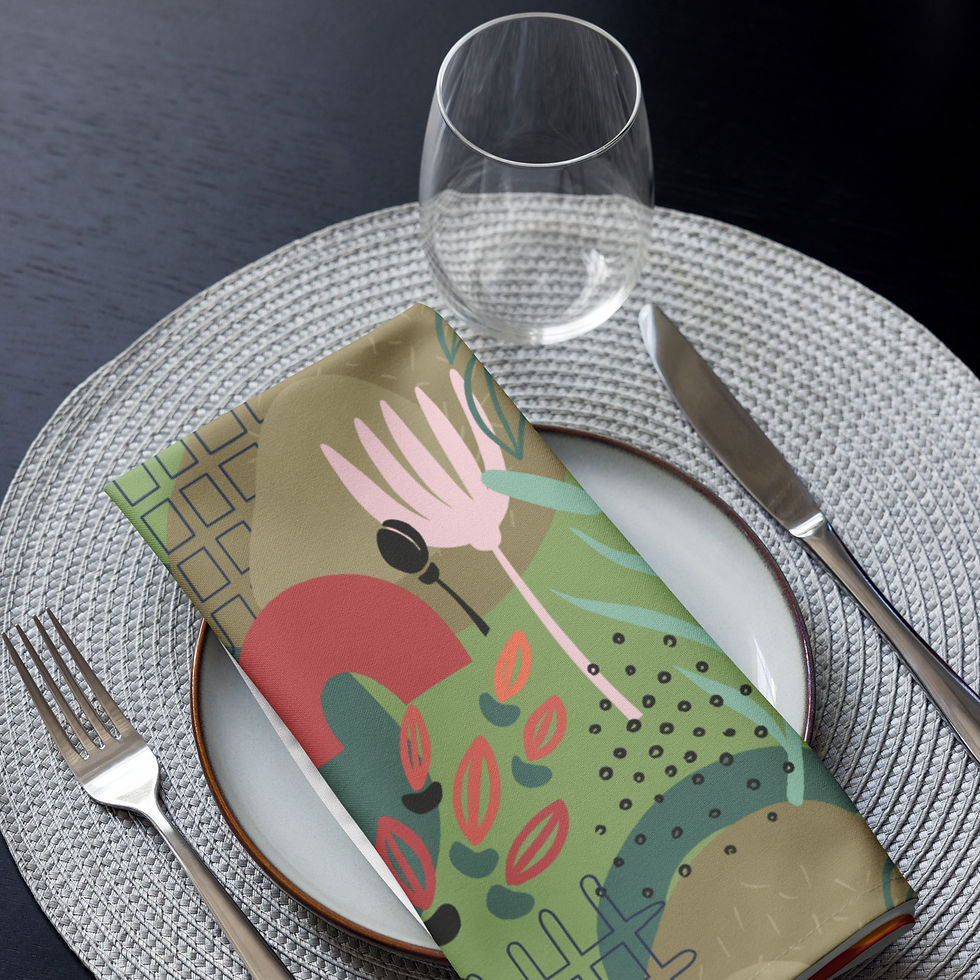 Thumbnail: Happy Colors Cloth napkin set