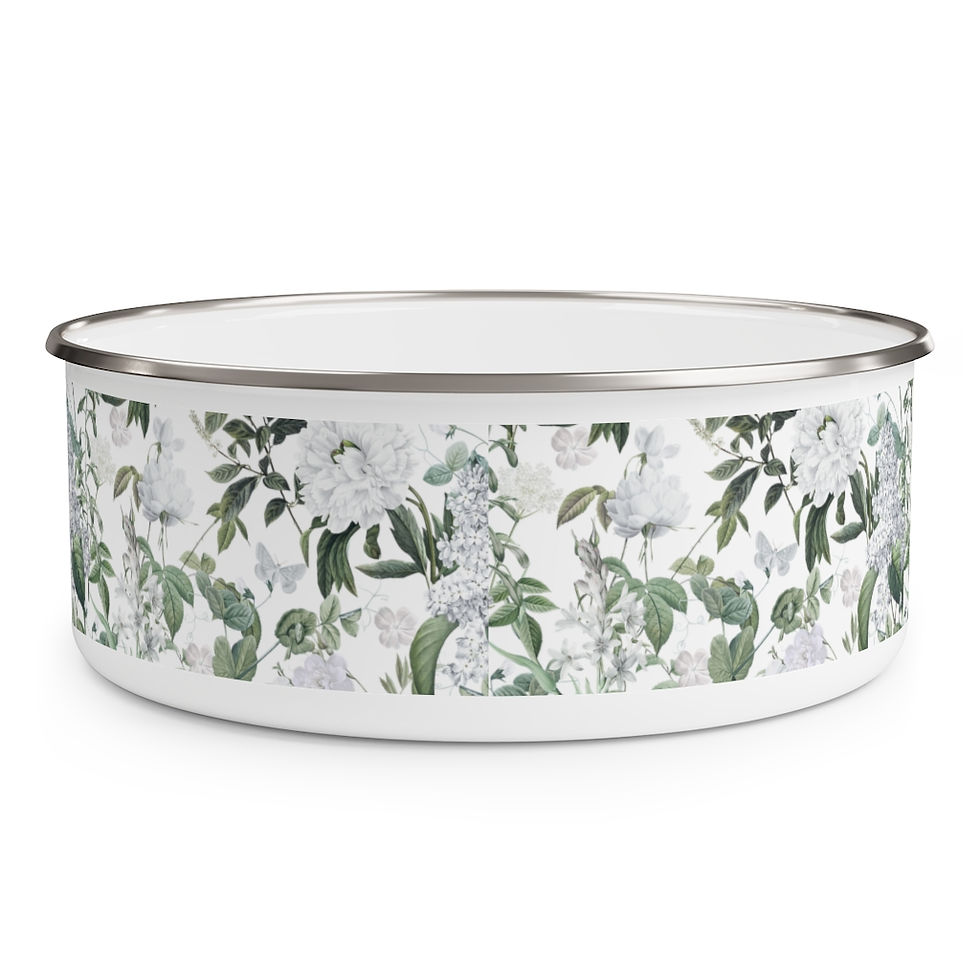 Thumbnail: Lush Green Enamel Bowl