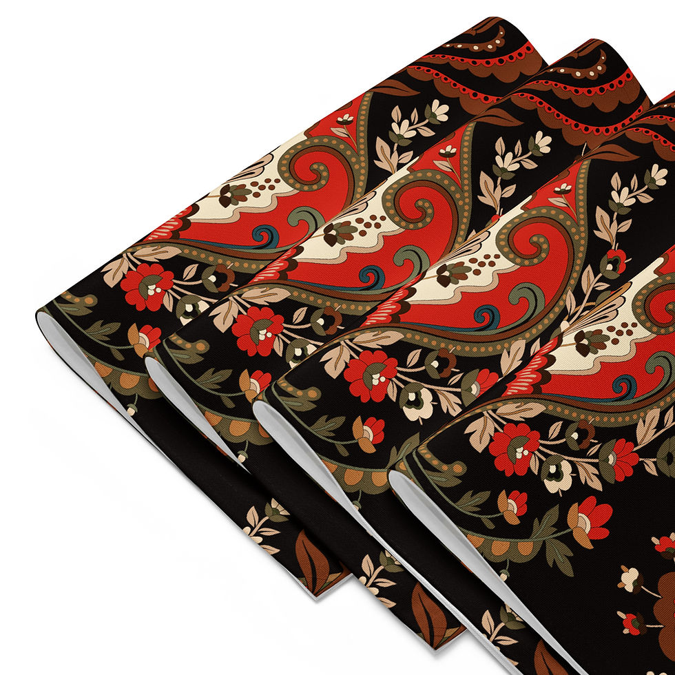 Thumbnail: Red India Placemat Set