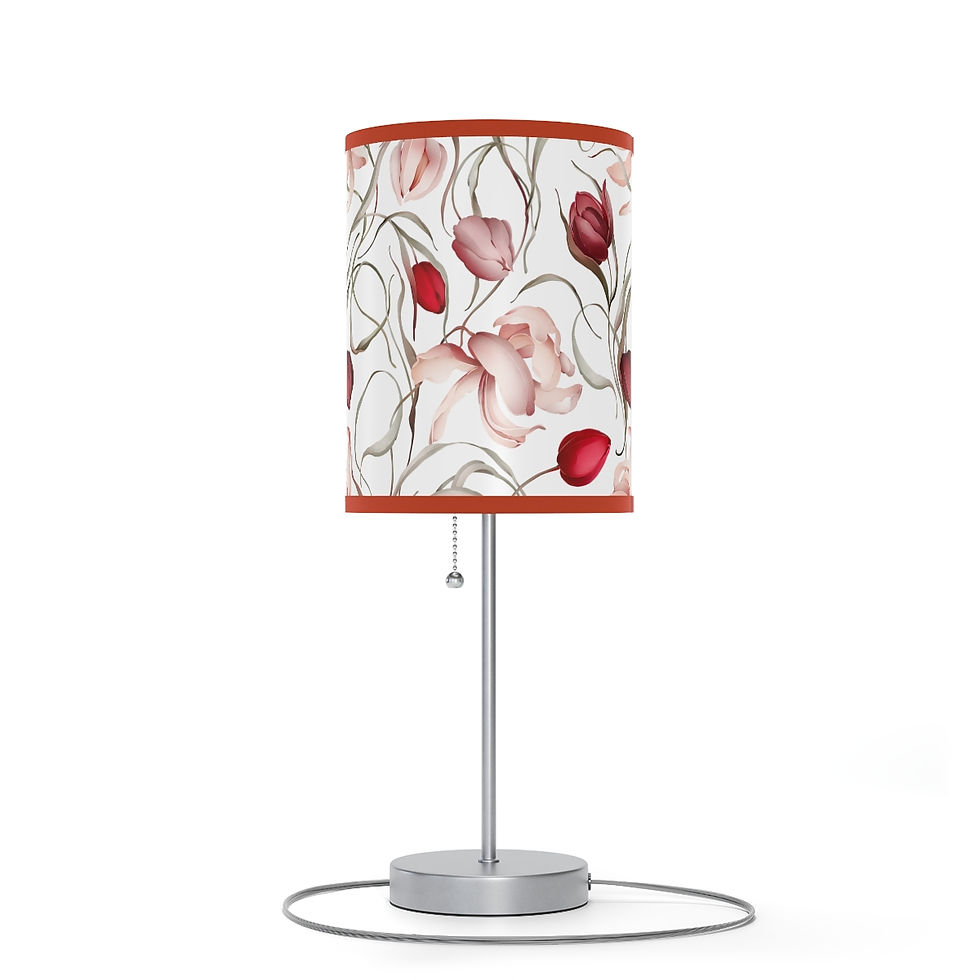 Thumbnail: Sulė Tulips White Lamp on a Stand, US|CA plug