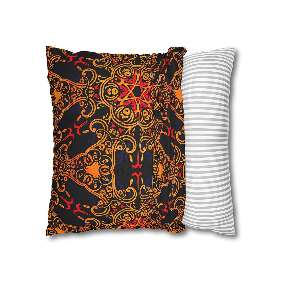 Thumbnail: Tuscan Red Star Decorative Pillowcase