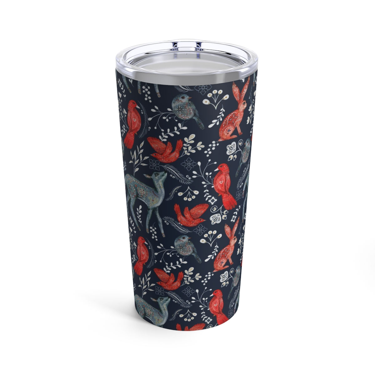 Holiday Forest Animals Tumbler 20oz