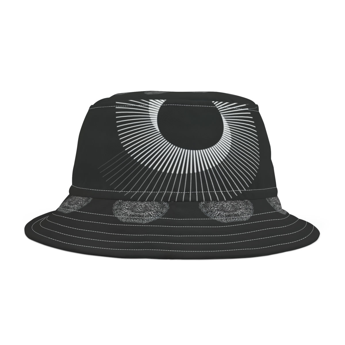 Black and White Creatures Bucket Hat