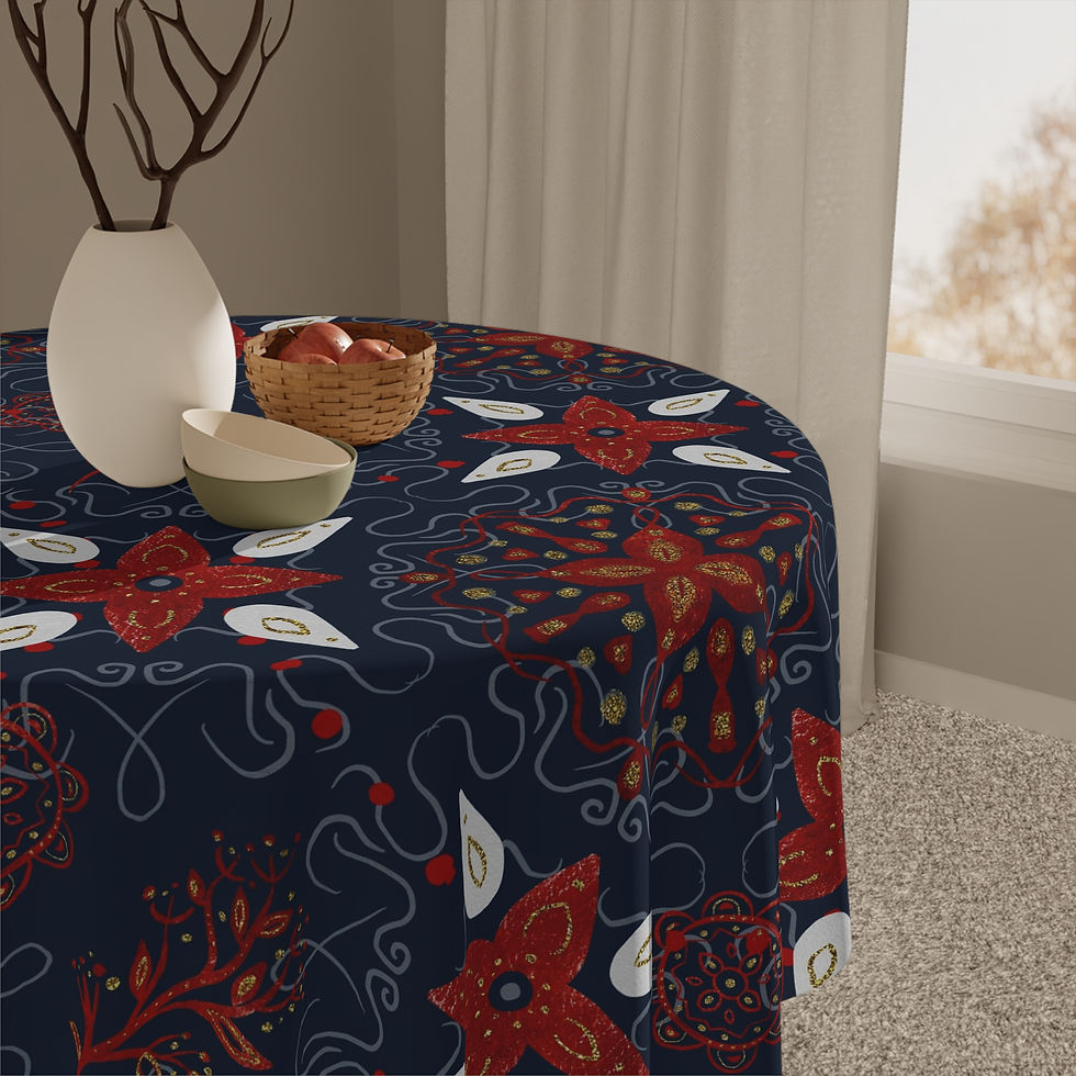 Thumbnail: Scandia Holiday Tablecloth 