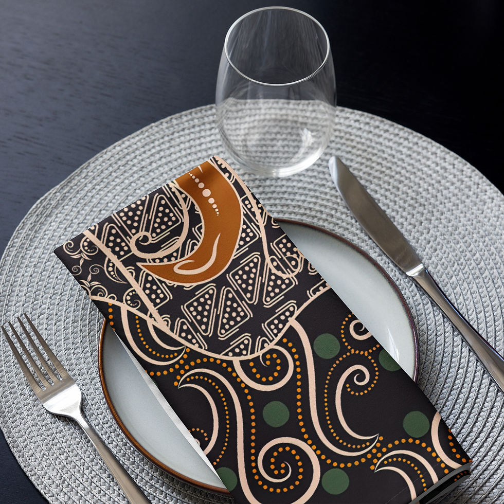 Thumbnail: Traditional Batik Cloth napkin set