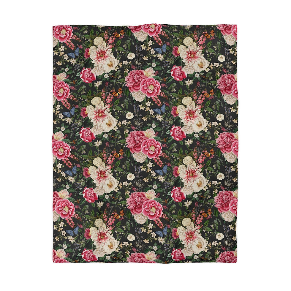 Thumbnail: Secret Garden Microfiber Duvet Cover