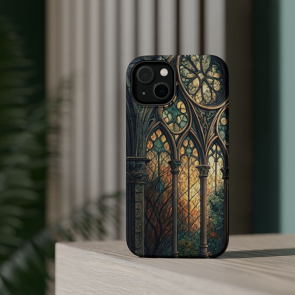 Thumbnail: Gothic Architecture Cathedral Phone Case — Magnetic Impact-Resistant