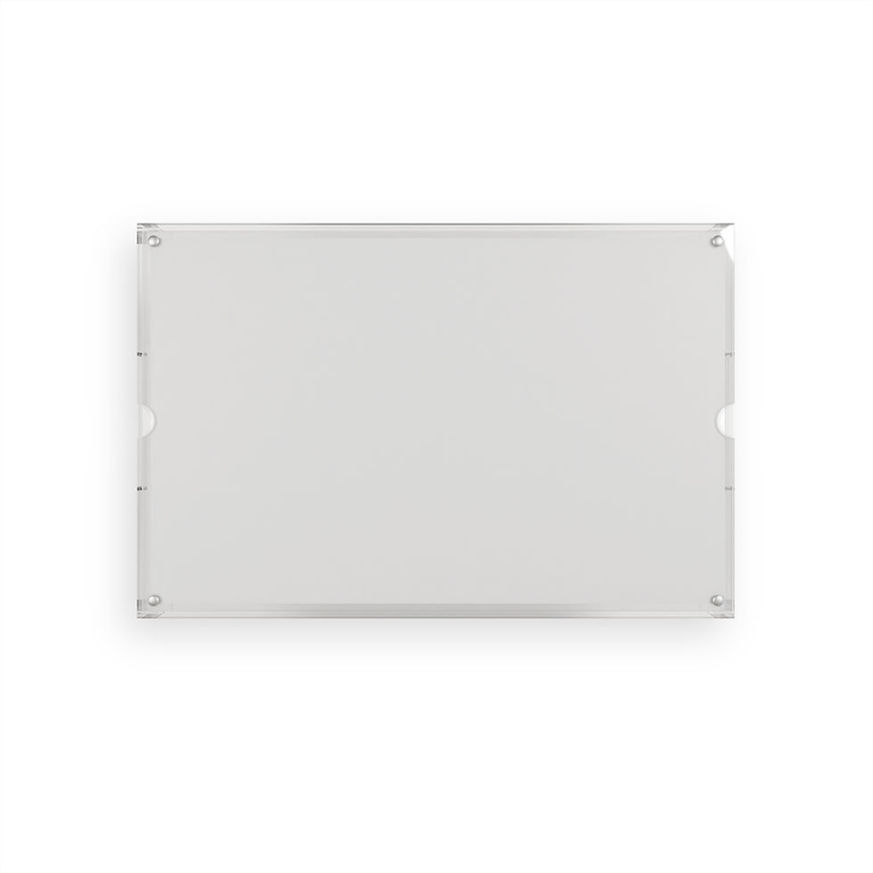 Thumbnail: Elegant Floral Acrylic Serving Tray - Chic Home Decor and Entertaining Accessory