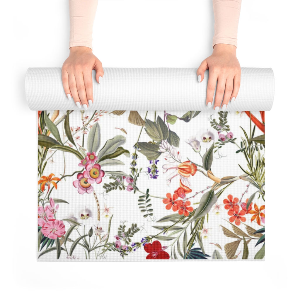 Floral Extravaganza Foam Yoga Mat