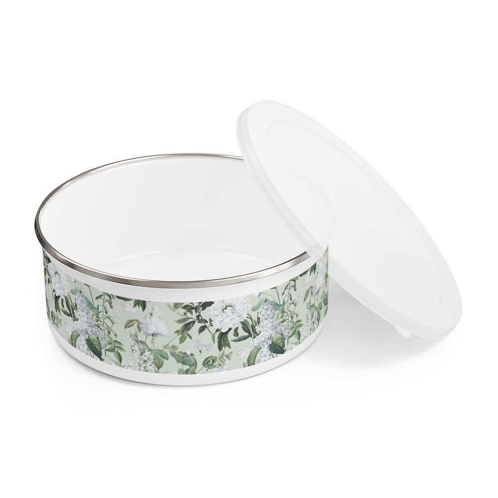 Thumbnail:  Lush Green (sage )Enamel Bowl