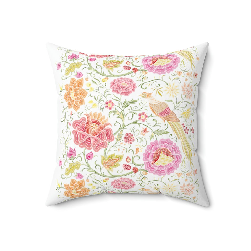 Thumbnail: East Garden Faux Suede Square Pillow