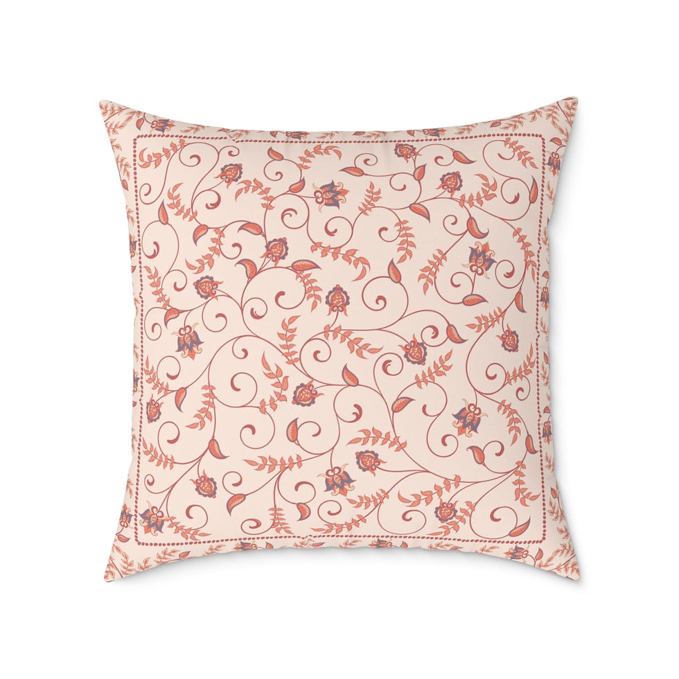 Indian Influence 3 Spun Polyester Pillow