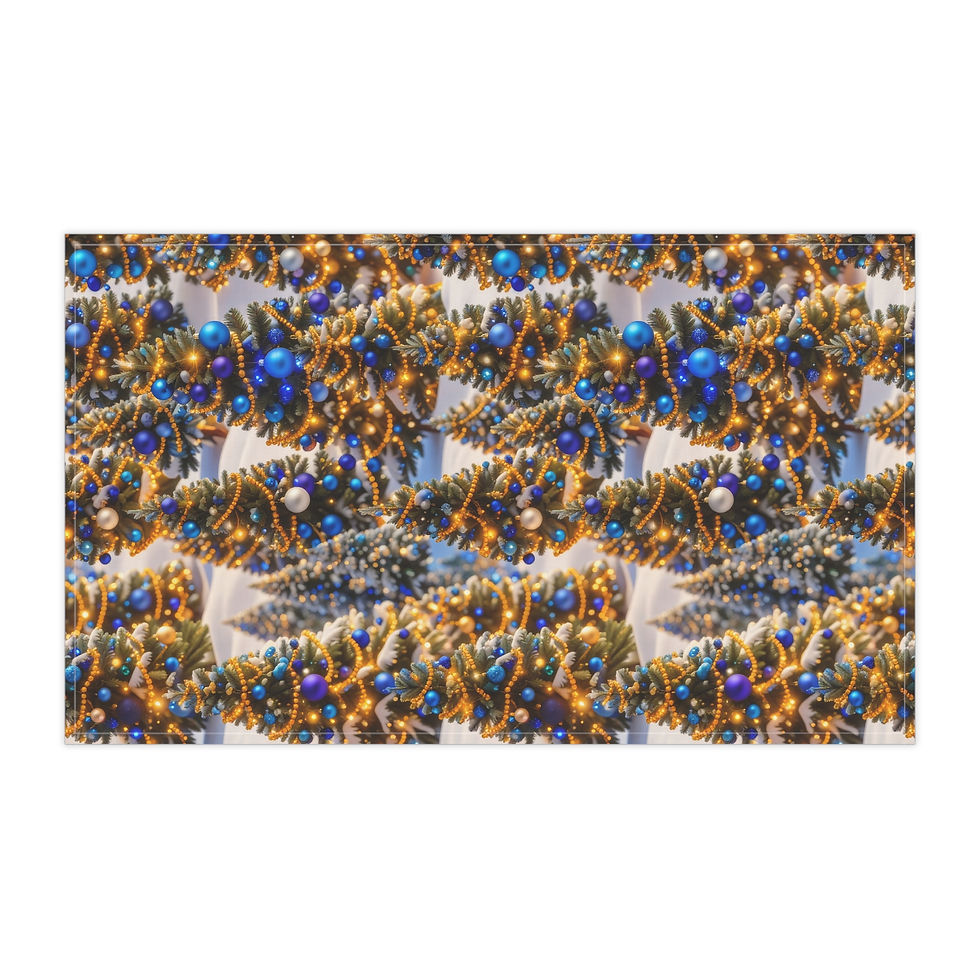Thumbnail: Festive Holiday Tea Towels - Christmas Tree Design